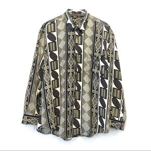 Memos 1970s Vintage Disco Shirt